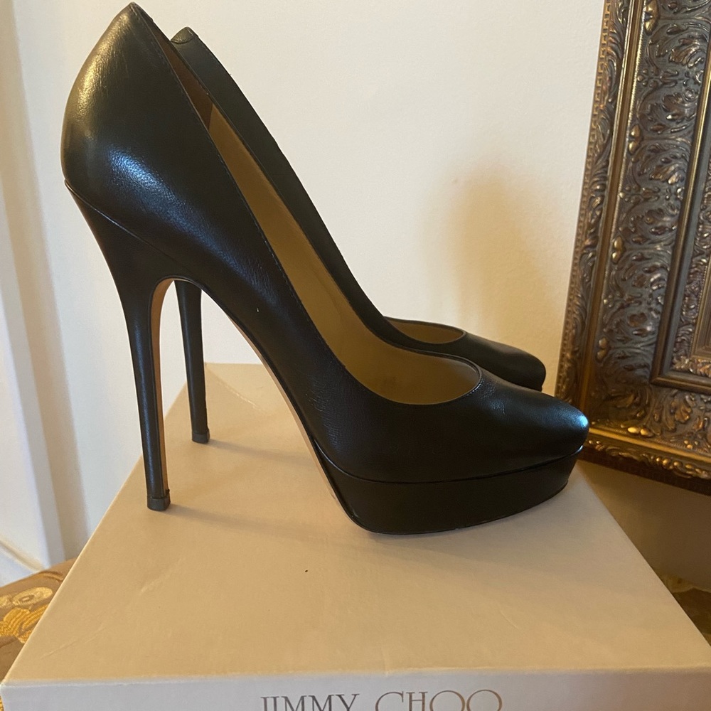 Platform heels, worn quite few times, with original box, in very good condition